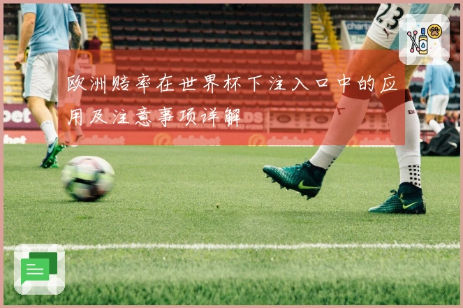 欧洲赔率在世界杯下注入口中的应用及注意事项详解