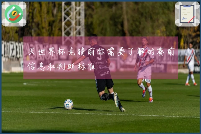 买世界杯竞猜前你需要了解的赛前信息和判断标准
