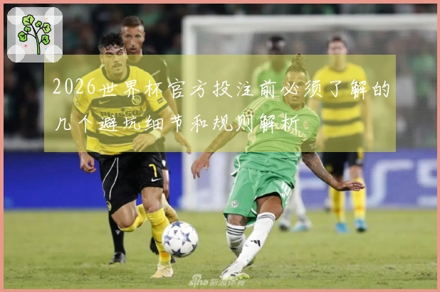 2026世界杯官方投注前必须了解的几个避坑细节和规则解析
