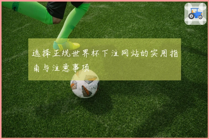 选择正规世界杯下注网站的实用指南与注意事项