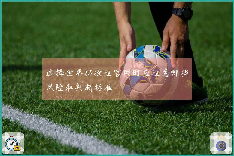 选择世界杯投注官网时应注意哪些风险和判断标准